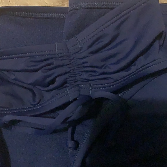 Navy Blue Ruched Tankini - Picture 7 of 10